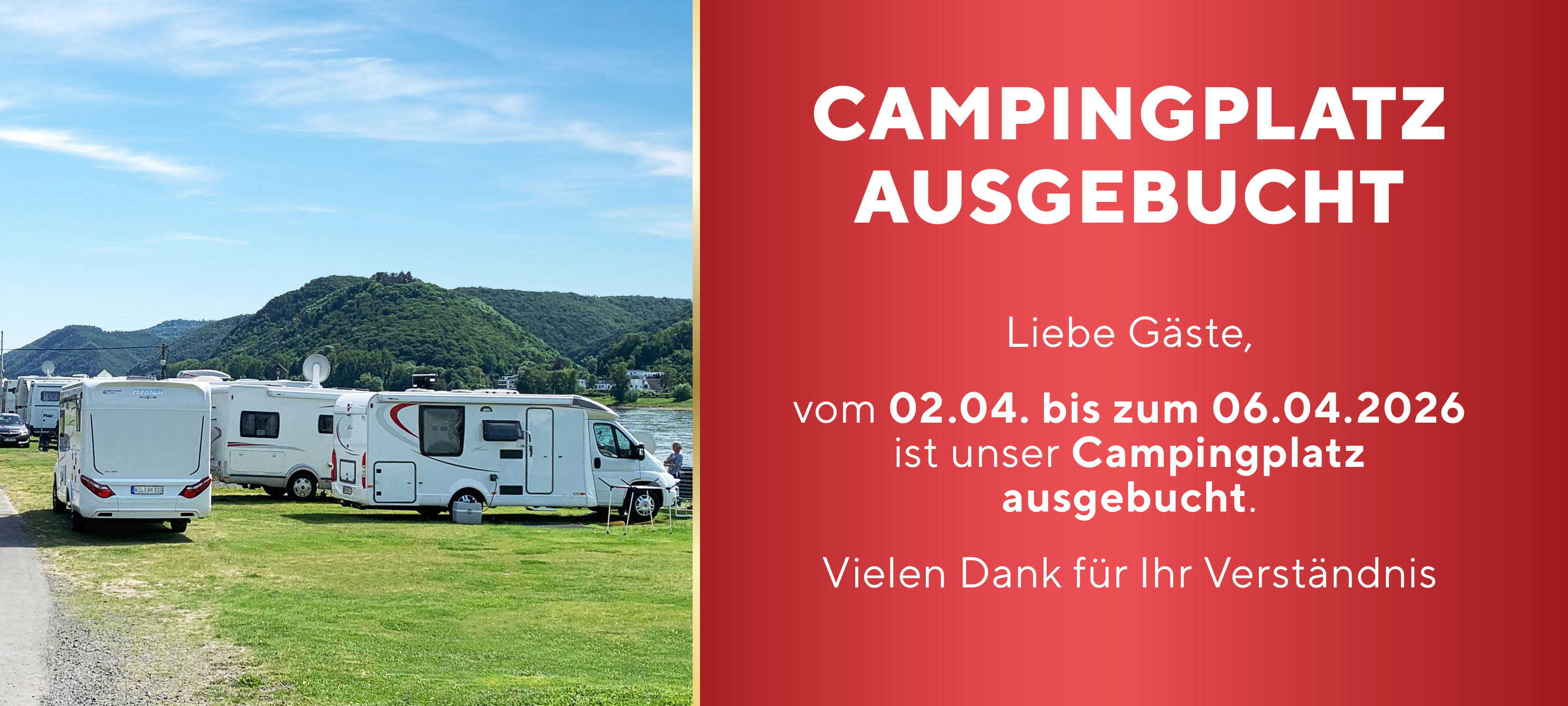 Camping in Bad H&ouml;nningen am Rhein